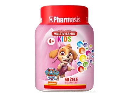 Pharmasis MULTIVITAMIN KIDS Labková patrola 50 ks