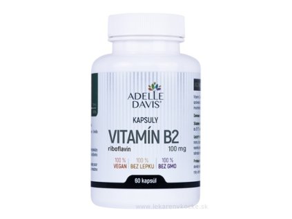 Adelle Davis VITAMÍN B2, riboflavín 100 mg 60 ks