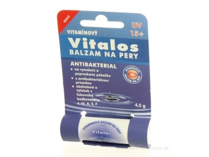 VITALOS Balzam na pery antibakterial SPF 15 1 ks