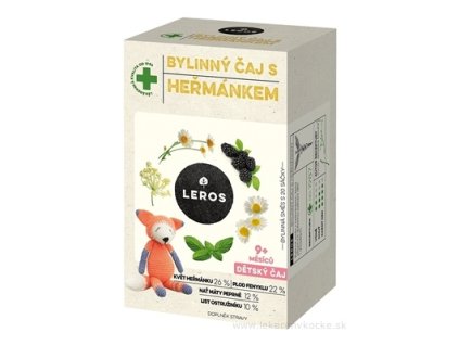 LEROS DETSKÝ BYLINNÝ ČAJ S RUMANČEKOM 20x1,5 g