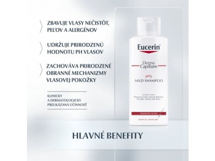 Eucerin DermoCapillaire pH5 šampón 250 ml