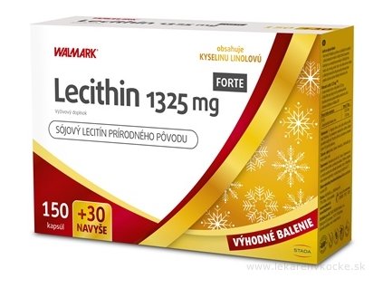 WALMARK Lecithin FORTE 1325 mg PROMO cps 150+30 navyše (180 ks)