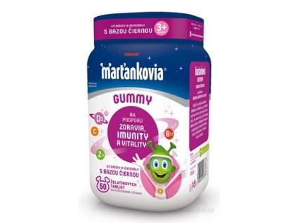 Walmark Marťankovia Gummy s bazou ciernou 50 tabliet