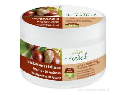 ALPA Herbal Masážny krém s gaštanom 250 ml