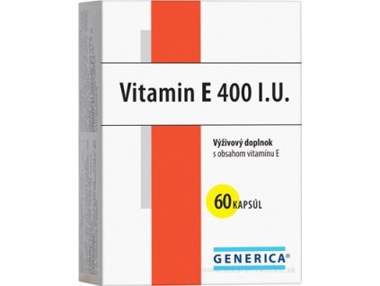 GENERICA Vitamin E 400 I.U. 60 ks