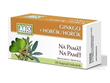 FYTO GINKGO + HORČÍK Na pamäť cps 1x30