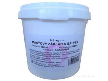 MASŤOVÝ ZÁKLAD A - GALVEX 900 g