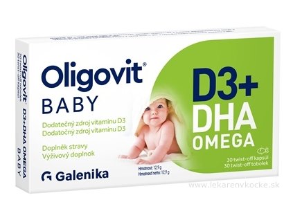 Galenika Oligovit BABY D3 + DHA omega 30ks