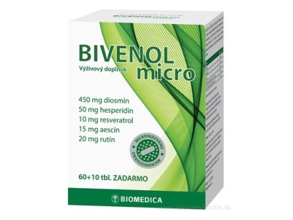 BIOMEDICA BIVENOL micro tbl 60+10 zadarmo (70 ks)