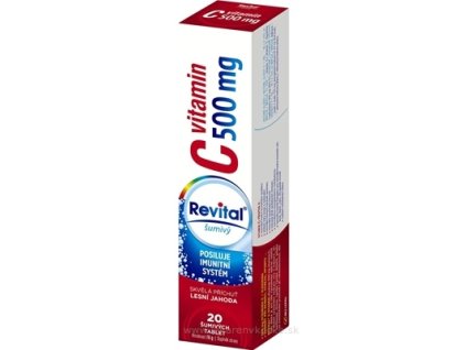 Revital vitamín C 500 mg šumivý 20 ks