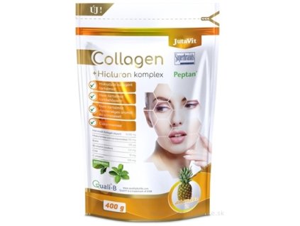 JutaVit Kolagén 10 g + Hyalurón komplex - Ananás 400 g