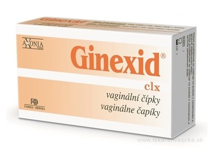 GINEXID vaginálne čapíky 10x2 g