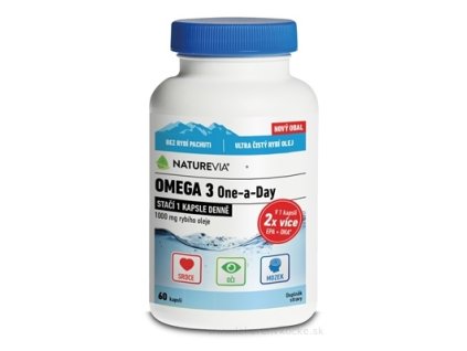 NATUREVIA OMEGA 3 One-a-Day 1000 mg 60 ks