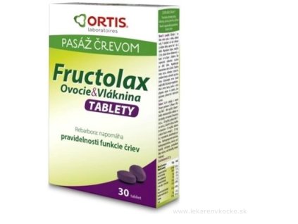 Fructolax Ovocie a vláknina TABLETY 30 ks