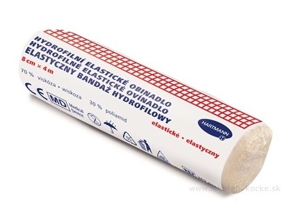 Ovínadlo hydrofilné elastické Hartmann 1×1 ks – 70 % viskóza, 30 % polyamid pre spoľahlivú fixáciu rán