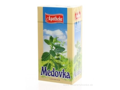 APOTHEKE ČAJ MEDOVKA LEKÁRSKA 20x1,5 g
