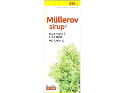 MÜLLEROV SIRUP S ISLANDSKÝM LIŠAJNÍKOM A VIT. C 245 ml