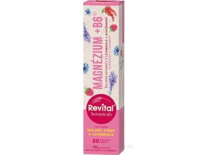 Revital Botanicals MAGNÉZIUM + B6 20 ks