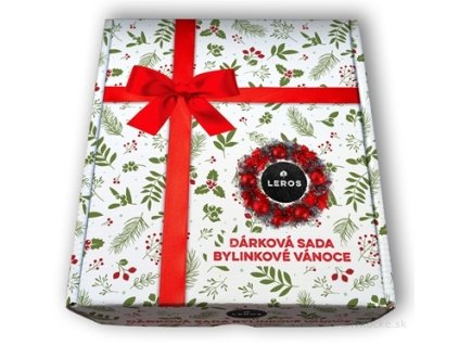 LEROS DARČEKOVÁ SADA BYLINKOVÉ VIANOCE + sirup Bylinkové Vianoce