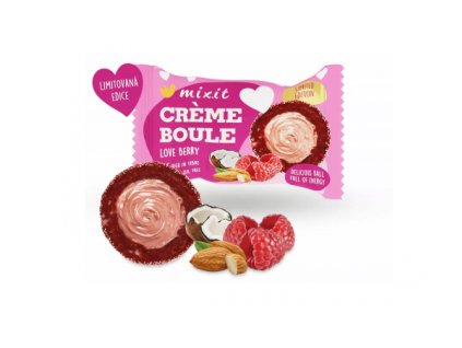 Mixit - ďatľový koláčik s mrazom sušeným ovocím plnený mandľovým krémom 30g