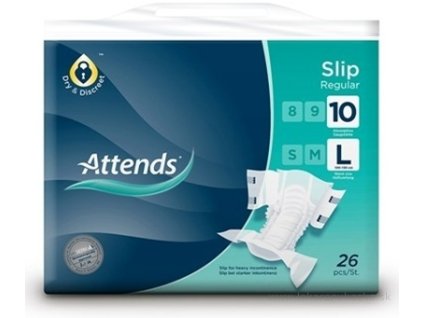 ATTENDS Slip Regular 10 L plienkové nohavičky 26ks