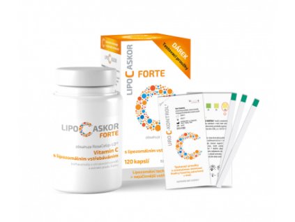 Lipo C Askor Forte 120 kapsúl  vitamín C, lipozomálny