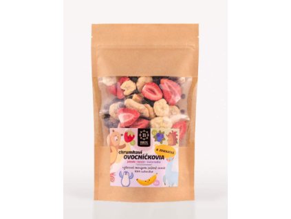 Brix - Ovocníčkovia a zvieratká 70g – jahoda, banán, čučoriedka
