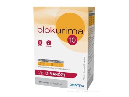 Blokurima 2 g D-MANÓZY 10 ks