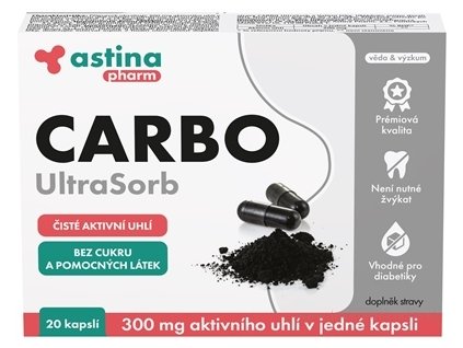 Astina Pharm CARBO UltraSorb 20 ks