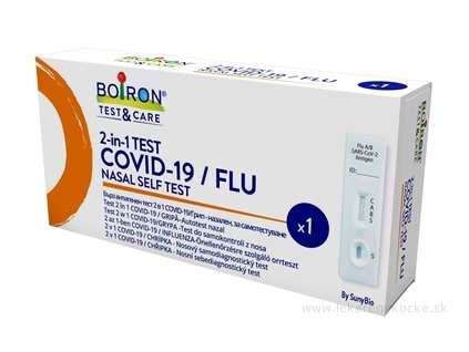 BOIRON Test&Care 2-in-1 COVID-19/FLU 1 ks