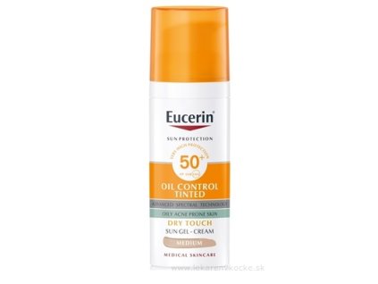 Eucerin SUN OIL CONTROL TINTED SPF 50+ MEDIUM 50 ml