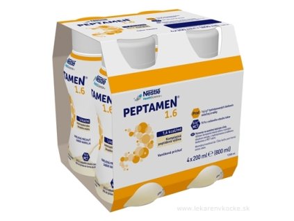 PEPTAMEN 1.6 Vanilková príchuť 4x200 ml