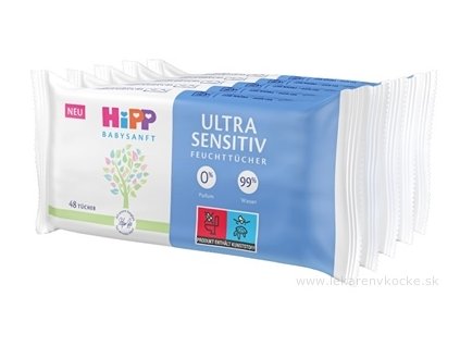 HiPP BabySANFT Vlhčené obrúsky 5x48 ks