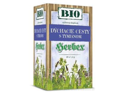 HERBEX BIO DÝCHACIE CESTY s tymiánom 20x1,2 g
