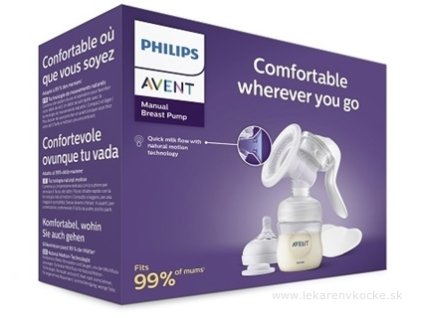 Philips Avent SCF430/10 Natural manuálna odsávačka mlieka
