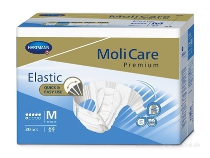 MOLICARE Premium elastic 6 kvapiek M 30 kusov