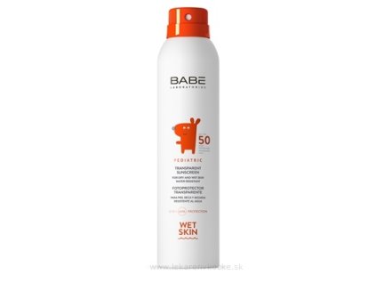 BABÉ SLNKO Opaľovací sprej pre deti SPF 50 200 ml