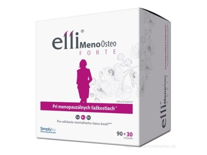 Elli MenoOsteo FORTE cps 120 ks – výživa pre kosti, kĺby a hormonálnu rovnováhu v menopauze