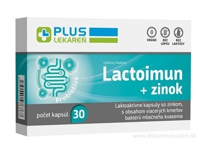 PLUS LEKÁREŇ Lactoimun + zinok 30ks