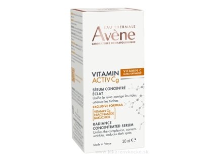 AVENE VITAMIN ACTIV Cg Sérum korekčné, rozjasňujúce, zjednotenie pleti 30 ml