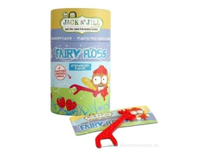 JACK N´JILL Dentálna niť pre deti FAIRY FLOSS 30 ks
