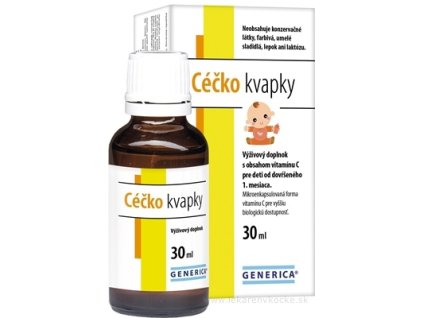 GENERICA Céčko kvapky pre deti od dovŕšeného 1. mesiaca, 1x30 ml