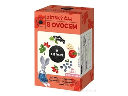 LEROS DETSKÝ ČAJ S OVOCÍM 20x2 g