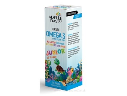 Adelle Davis OMEGA 3 z morských rias JUNIOR 50 ml