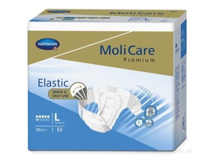MOLICARE Premium elastic 6 kvapiek L plienkové nohavičky zalepovacie 30 ks