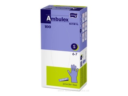 Ambulex NITRYL Vyšetrovacie a ochranné rukavice 100 ks