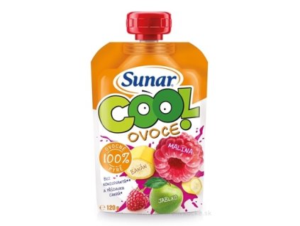 Sunar COOL ovocie Malina, Banán, Jablko 120 g