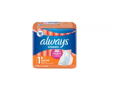 Always Hygienické vložky classic clean feel protection normal, 10 ks
