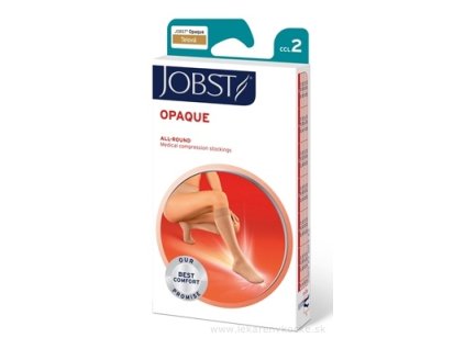 JOBST OPAQUE kompresívne lýtkové pančuchy II.KT, so zatvorenou špičkou, telové, veľ. V., 1 pár