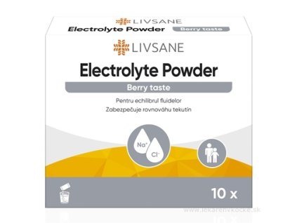 LIVSANE Elektrolytový prášok 10 x 5,4 g